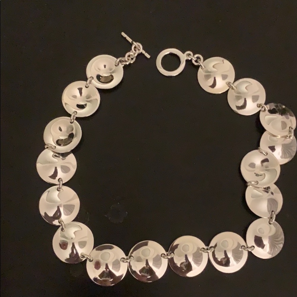 Sterling silver necklace and bracelet